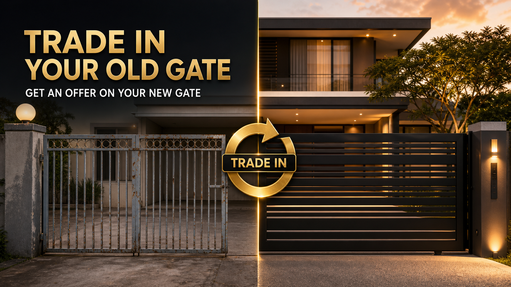 Trade in your old gate — get an offer on your new gate